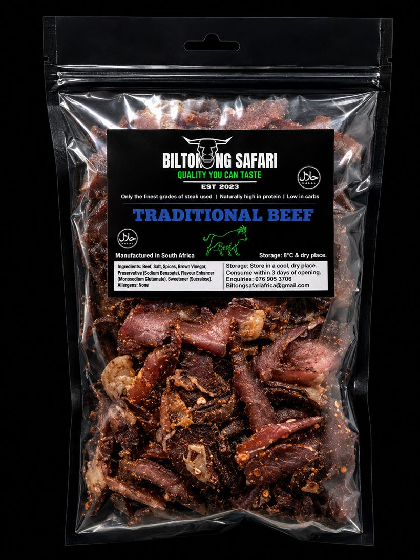 Traditional Sliced Biltong